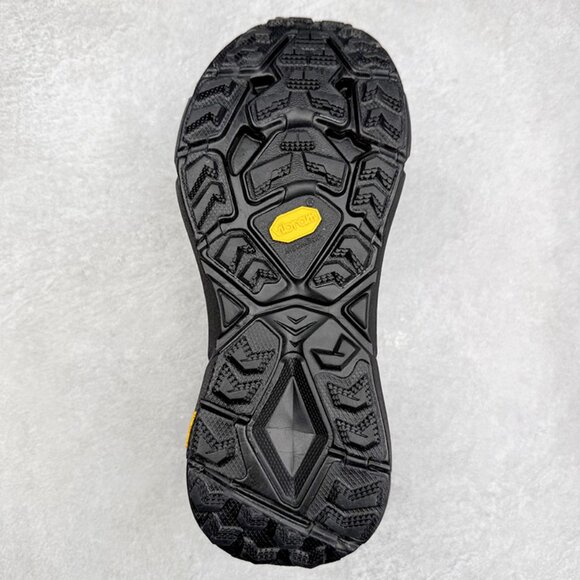 HOKA x Satisfy Mafate Speed 4 Lite STSFY Sulfur Running Shoes - Picture 9 of 9